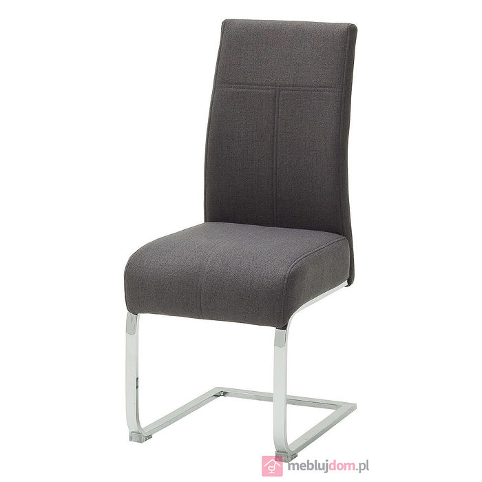 Krzesło FOSHAN tkanina Aqua Resistant, antracyt przodem