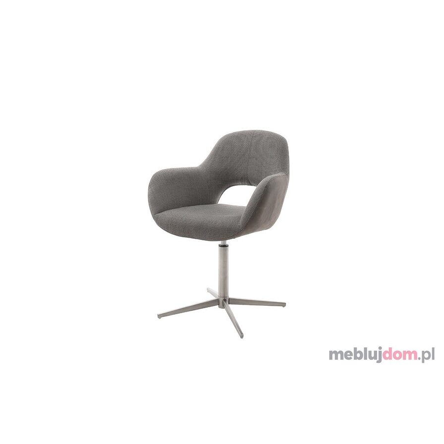 Krzesło obrotowe MELROSE 2E tkanina / ekoskóra cappuccino ukos